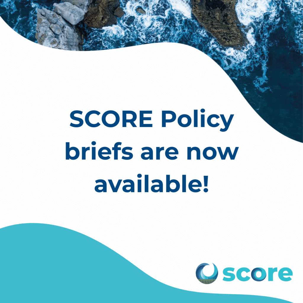 SCORE Policy briefs are now available!